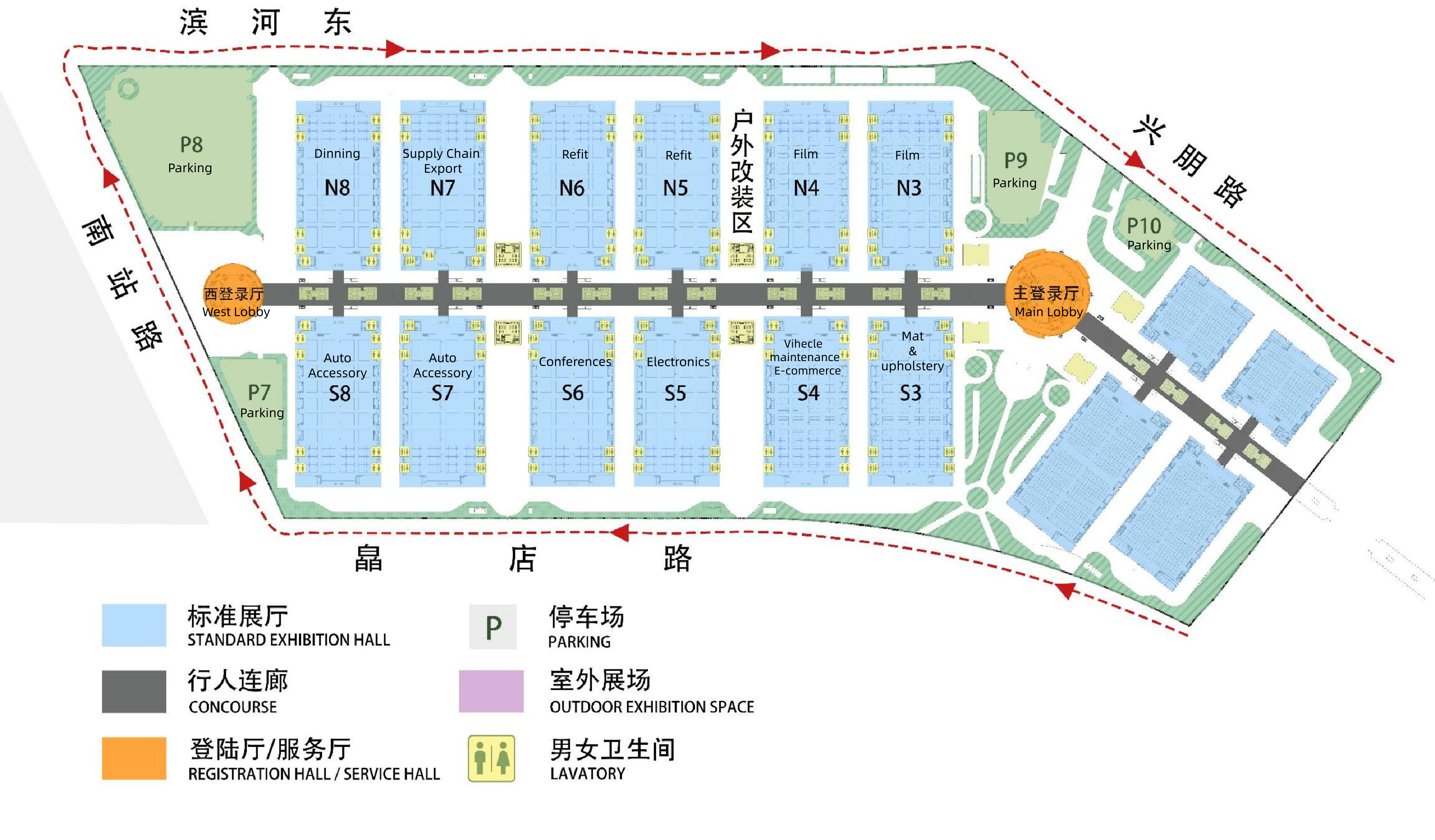 Exhibition Area Layout
